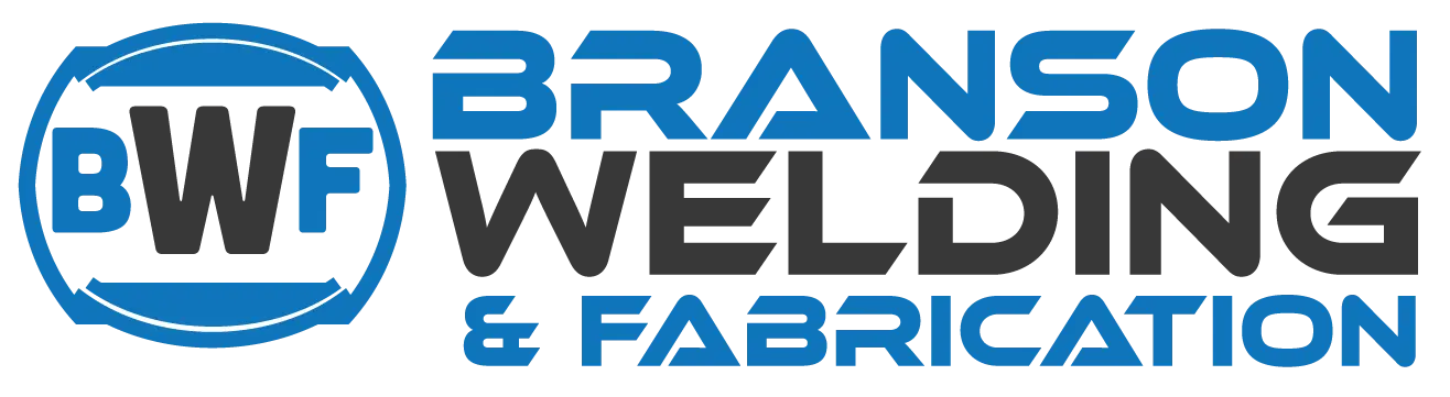 Branson Welding Logo that shows official colors